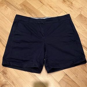 J Crew Navy Classic Chino Shorts
